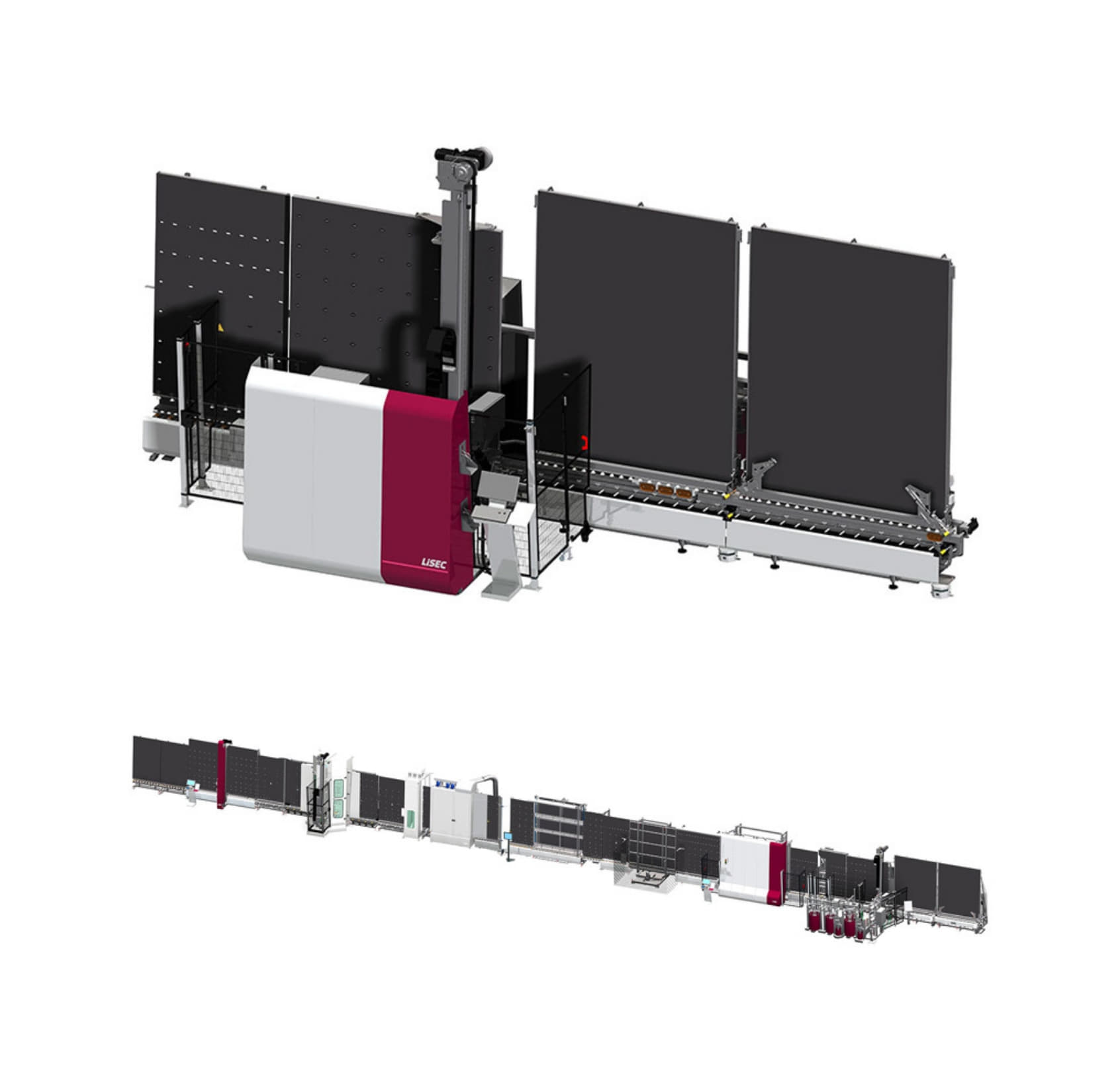 複層ガラス加工機